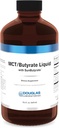 Douglas Laboratories MCT/Butyrate Liquid with SunButyrate | 심판 액체에 높은 집중된 Caprylic Acid와 Butyric Acid를 제공 | 15.6 fl. oz. | 레몬 바닐라 맛