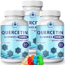 (3Pack) Quercetin Gummies - Bromelain 비타민 C + 아연 비타민 D3를 가진 Quercetin - Chewable Quercetin 900mg 보충교재 - 아이와 성인을 위한 Quercetin (3)
