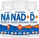 2200mg Liposomal NAD + 보충교재, 세포 에너지, 시효 Defese, 180의 캡슐을 위한 NAD 보충교재