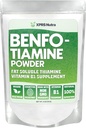 XPRS Nutra Benfotiamine 분말 (Thiamine) - 지방 수용성 행복한 심장 Thiamine 보충교재 - Cognitive Boost를 위한 진보된 비타민 B1 Benfotiamine - Vegan 친절한 Benfotamine 분말 (4 Ounce)