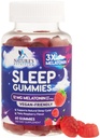 성인 여분 힘을 위한 잠 Gummies - 12 mg Melatonin 잠 거미 보충교재, Occasional 잠 지원 보충교재, Vegan, 비 GMO, 글루텐 자유로운, Gomitas 파라 Dormir, 60 Gummies를 위한 Melatonin 거미