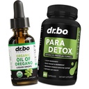 Oregano 기름 유기 액체 하락 & Gut 건강 모자 - Oregano 하락의 기름 Tincture 추출물 & Intestinal 알약 초본 Wormwood 검정 호두 Cloves 면역력 지원 - 초본 유기