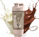 Hurricup 22 Oz Protein Shaker Bottle for Protein Mixes, BPA Free Protein Shaker Cup for Protein Shakes, Whey Powder Smoothie Cup for Preworkout Mixer Bottle, 여성 및 남성용 체육관 액세서리, 그레이