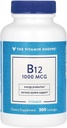 비타민 Shoppe 비타민 B12 1,000mcg - 에너지 생산 지원, 매일 다이어트 보충 - 비타민 B-12 (cyanocobalamin), 글루텐 & 낙농장 무료 (300 Lozenges)