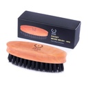 ZEUS 포켓 Beard & Mustache Brush for Men, Beard Styling & Detangling을위한 부드러운 Boar 헤어 브레이스가있는 여행 크기 손질 도구 (독일에서 만든) N92