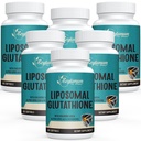 2400 MG Liposomal 글루타티온 Softgels의 최대 흡수, 활동적인 모양 L 글루타티온은 Hyaluronic 산, Resveratrol, Detox, 뇌, 면역 체계, 360 Softgels를 위한 주된 산화 방지제와 더불어 감소했습니다
