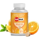 SaltStick Electrolyte FastChews - 120 카운트 오렌지 맛 - Hydration, Salt Tabs, Dehydration 구호를위한 Chewable Electrolyte 정제