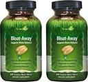 Irwin Naturals Bloat-Away - 물 균형 지원 - 보충 전기 및 필수 무기물 - 60 액체 Soft-Gels - 2 팩