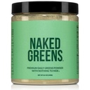 NAKED 슈퍼 그린 분말 유기 그린 보충 - 만 10 프리미엄 성분 - Vegan, Non-GMO, Prebiotic 및 Probiotic - 35 서빙
