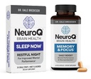 LifeSeasons NeuroQ Memory & Focus with SleepNow Strip - 24/7 뇌 건강 지원 -인지 수면 기능 향상 - 30 일 공급