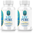 rize lab - 자연에 의해 구동되는 LivPure - 고급 공식 - Liver Support, Extra Strength, Vegan, Liver Function Pills (120 캡슐)에 대한 순수한 지원 규정