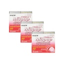 MAJOR 아이들의 마포 아세타미노펜 160 mg Chewable 정제 - 통증 Reliever/Fever 흡진기 - 아스피린 무료 - Ibuprofen 무료 - 나이 2 에 11-24 조사 (3 팩)
