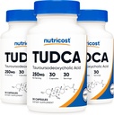 Nutricost Tudca 250mg, 30 캡슐 (3 병)
