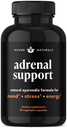 Adrenal Support - Cortisol Manager & Adrenal Support는 Ashwagandha Extract, Rhodiola Rosea, 스트레스, 피로 및 에너지 지원을위한 Holy Basil을 보충합니다 | 매일 지원을위한 어댑터 | 60 캡슐