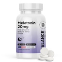 Balancebreens Melatonin 20mg 빠른 용해 정제 - 높은 효능, 빠른 행동, 자연 수면 지원 - 성인을위한 수면 보조 - 비 - 그루지, 약물 - 무료 공식 - 120 수면 알약