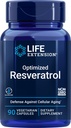 수명 연장 최적화 된 Resveratrol, 90 채식 캡슐