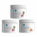 건강 Primo Beets Beet Root Powder Drink Mix with Nitrates, Ginger 및 Turmeric의 일일 순환 지원, 풍미, 체리, 블루 베리 및 Strawberry Lemonade 6.5 oz 각각 3 팩