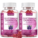 Glucosamine Chondroitin 보충제 MSM 및 Elderberry | 성인 및 여성 남성을위한 글루코사민 Chondroitin Gummy | 글루코사민 chondroitin Gummies Extra Strength | 관절 보충교재 | 2 팩