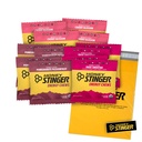 꿀 Stinger 유기 에너지 Chews – 다양성 팩 – 12 개 – 각 맛의 4 개 – Chewy Gummy 에너지 소스 – 벚꽃, 과일 스무디 & 석류 Passionfruit – 플러스 스티커 및 Polybag