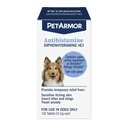 개를 위한 PetArmor Antihistamine Allergy 안전, 개를 위한 사용하기 쉬운 Allergy 약, 반대로 Itch 약은 곤충 조금, 및 스팅, 100개의 정제에서 기복을 제공합니다
