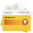 PatchAid B12 Energy Plus 토탈 패치 | 천연 에너지 및 초점 지원 | 향상된 흡수를 위한 8시간 착용 | 60 Day Supply