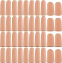 ANCIRS 젤 손가락 지원 보호자 장갑, 젤 손가락 Cots/Covers - 손 균열을 위한 다른 크기 실리콘 손가락 끝, Eczema 피부 (40pcs)