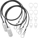MEDca Hearing Aid 클립 - 안티 잃어버린 랜 야드 코드와 보호 홀더 - 루프와 클립과 보안 클립 이어 보청기 및 개인 사운드 앰프 뒤에 대 한 이상, (팩 2)