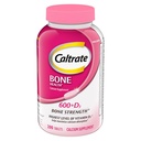 Caltrate 600 Plus D3 칼슘과 비타민 D 보충 정제, 성인을위한 뼈 건강 보조 식품 - 200 Count