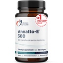 건강 안나토 E 300mg Tocotrienols 비타민 E를 위한 디자인 - 델타 + 심장 건강, 눈 건강, 건강한 시효를 지원하는 감마 Tocotrienols - DeltaGold 산화 방지제 보충교재 (60 비타민 E Softgels)