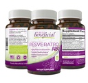 유해한 RESVERATROL1450-90day 공급, 잠재적인 산화 방지제 & Trans-Resveratrol의 봉사 당 1450mg는 노화 방지, 심장 혈관 지원, 최대 이득 (1bottle)를 승진시킵니다