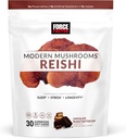 FORCE FACTOR 현대 버섯 연약한 Chews, Reishi 버섯 보충교재는 잠, 긴장 기복, & Longevity, 산화 방지제 보충교재, Delicious 초콜렛 땅콩 버터 컵 풍미, 30 연약한 가슴을 지원합니다