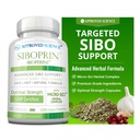 승인 과학 Siboprin - 60 캡슐 - 지원 Gut 균형, Soothe Intestinal Irritation, Cramps 및 Bloating 도움 - Caprylic 산, Barberry, Oregano - Vegan