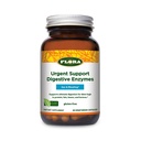 Flora Urgent 지원 소화 효소 - 소화 지원 보충교재 - 원조 Bloating & Nutrient 흡수 - 특징 9 효소 - 글루텐 자유로운 & 비 GMO - 60 채식 캡슐