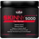 사바 마른 5000 - 피트 손실 -무게 손실 - 식욕 제어 -Mild Jitter-Free Energy- Focus -60 캡슐