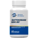NSK-SD Nattokinase - 심혈관 지원 - 높은 힘 Nattokinase 보충교재 - 순환, 비 GMO, 채식주의자, JHFA & JNKA 승인 - 60 Ct를 낙관하십시오