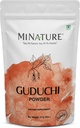 분체 Guduchi (Giloy) 분말 | (Tinospora Cordifolia) | 건강한 소화 | 면역 부스터|인기 Giloy 분말 | Resealable Zip 자물쇠 파우치 | 227g (8oz)