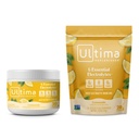 Ultima Replenisher Electrolyte Powder Drink Mix Bundle - Sugar Free - Lemonade, 30 서빙 용기 및 20 Stickpack - 6 Electrolytes 및 Minerals - Keto Friendly, Vegan, Non-GMO