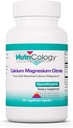 Nutricology 칼슘 마그네슘 구연산염 보충교재 - 칼슘 구연산염과 더불어 뼈 건강, 순수한, 웰 아bsorbed, 채식 캡슐 - 100 조사