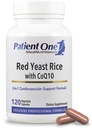 CoQ10를 가진 환자 1개의 빨간 효모 밥 | 심장 건강과 건강한 lipid 대사를 지원하기 위하여 보충교재* | 600 mg RYR와 50 mg CoQ10 | 120의 캡슐
