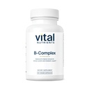 Vital Nutrients Vitamin B-Complex | Vegan High-Potency Methylated B Complex Vitamin | B 비타민 지원 에너지 생산, 대사 및 심장 건강 * | 글루텐, 낙농장, 간장 무료 | 60 캡슐