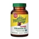 MegaFood 비타민 D3 2000 IU (50 mcg) - Real Food, 면역 지원, Bones, Teeth & Muscles, Vegetarian, 공인 Non-GMO, Kosher - 90 정제, 90 서빙