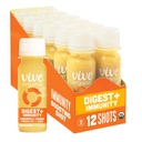 Vive Organic Digest + Immunity Dual-Boost Shot, Cold-Pressed Aloe Vera, Apple Cider, Probiotics, 2g Fiber, Gluten Free, Vegan, 2 Fl Oz (12 팩)