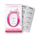 O-Shot (r Vegan Vaginal Probiotic + Prebiotic for Women, Cranberry Extract, Chicory Root, Vaginal PH, Urinary Tract, Digestion, Bloating, Non Dairy, Non GMO, 글루텐 프리, 30 Vege-Capsules
