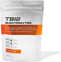TB12 Electrolytes Plus Perform - Adaptogens & Nootropics와 Pre-Workout Electrolytes Powder | 에너지, 초점 및 지구력 지원 | 설탕 무료, 비 GMO Electrolyte 파우더 패킷