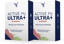 활동적인 H2 Ultra+ 수소 물 정제, 자연적인 라즈베리. Optimize Health, 지원 면역력 및 분자 수소의 장점이있는 균형 산화 방지제 120 서빙
