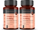 Pureclinica Bilberry Extract 10,000mg x 360 Tablets (2 병) - 10 X 대부분의 기타보다 태블릿 당 Anthocyanidins - 5mg Black Pepper Extract 300% 증가 흡수
