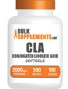 BulkSupplements.com Conjugated Linoleic Acid Softgels - CLA 보충제, CLA 2000mg, CLA Safflower 캡슐, CLA 알약 - 봉사 당 2 CLA Softgels, 150 일 공급, 300 Softgels