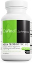 DAVINCI Labs Mega Probiotic ND - 비 Dairy Probiotic 보충 지원 Gut, Digestive & Brain Health* - 비 Dairy Complex* - 120 채식 모자를 가진 Gut 건강 지원 보충교재