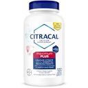 Citracal 최대 플러스, 650 mg 칼슘 구연산염, 쉽게 25 mcg (1000 IU) 비타민 D3, 뼈 건강 지원, 나이 12+를 위한 칼슘 보충교재, 120 조사 (포장 May Vary)