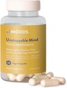 Moods | 무정전 마음 | 초점 Nootropics | 부스트 에너지 및 정신 민첩성, 기억, 집중 | Bacopin, L 글루타민, Lion's Mane, Alpha Lipoic Acid, Pantothenic Acid | 60 Vegan 캡슐